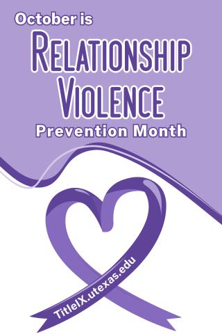 Relationship Violence Prevention Month Image