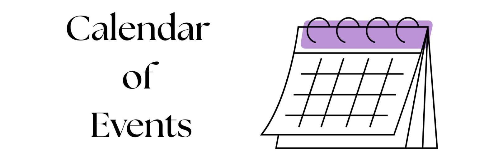 Calendar of Events Graphic